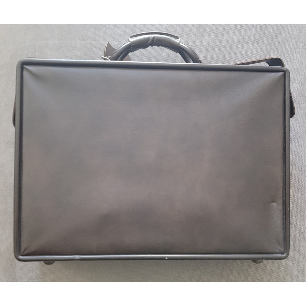 Vintage Hartmann Escort Vinyl‎ Attache Case Brown Briefcase 18 Inch - Picture 3 of 16